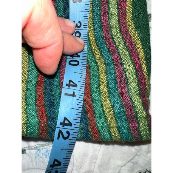 VINTAGE MOROCCAN STRIPED KAFTAN CAFTAN DRESS BOHO HIPPIE - Picture 5 of 5